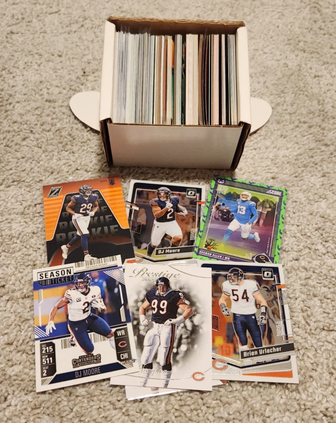 Chicago Bears, 200 Football Cards Team lot