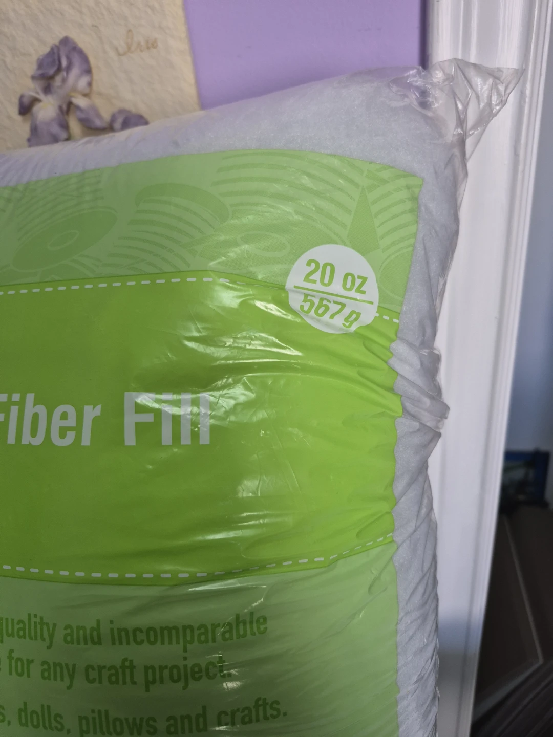 Classic Fiber Fill 20 oz / 567g Polyester, used 2oz - photo 2