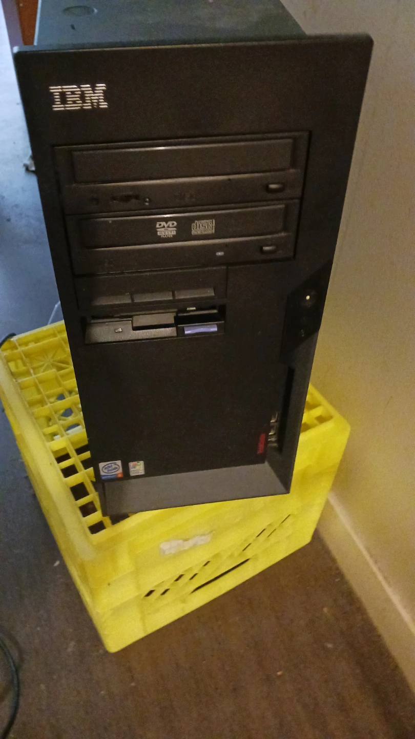 IBM Desktop Computer and Samsung SyncMaster 151v Monitor