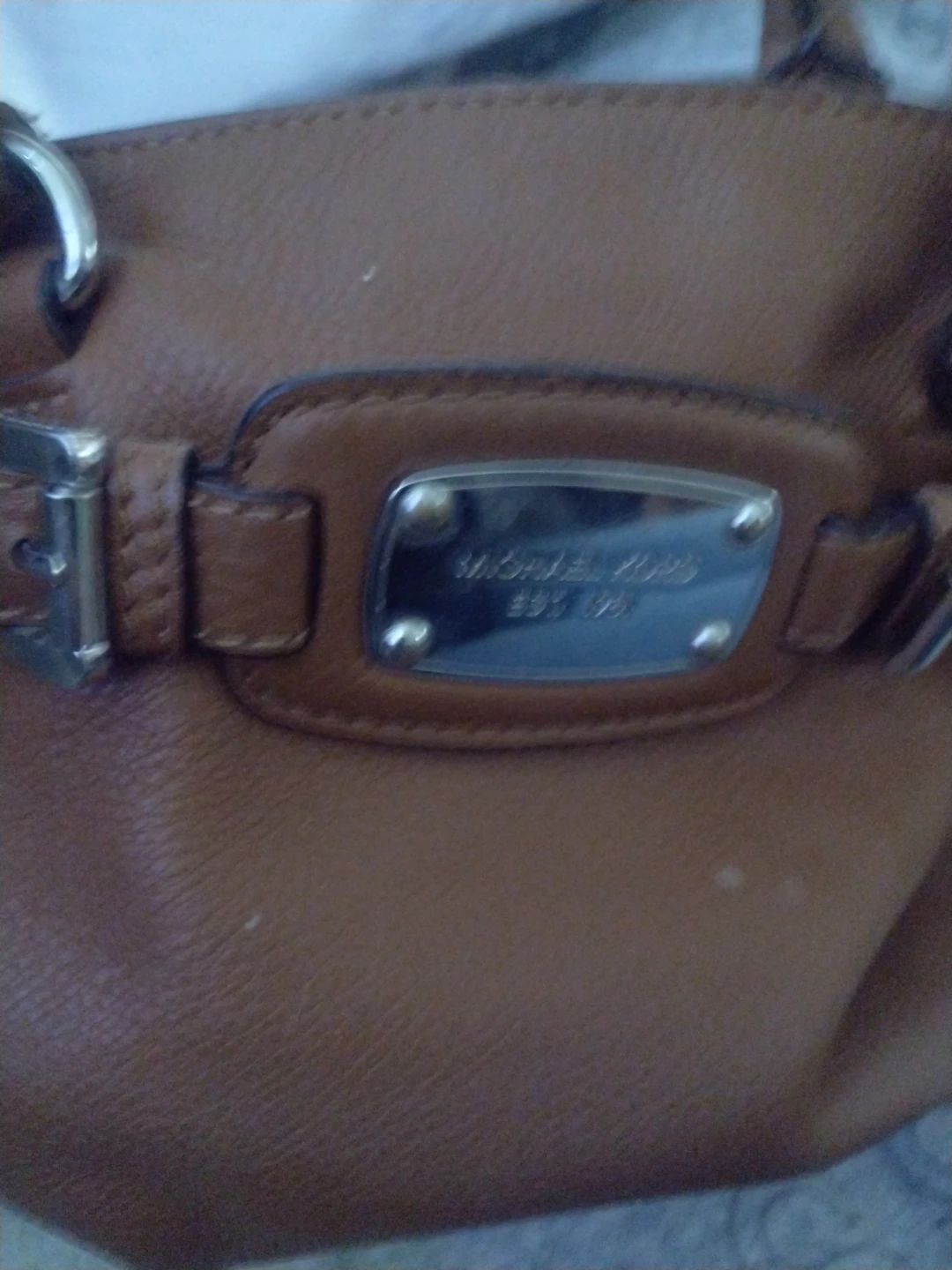 Michael Kors Brown Leather Satchel Handbag