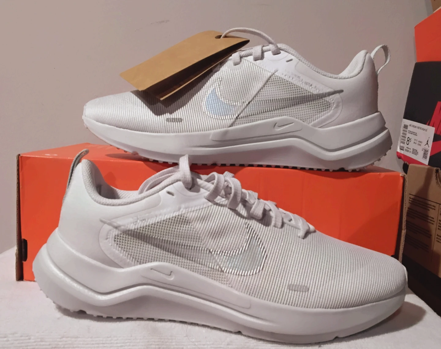 Nike Women's Downshifter 12 Running Shoes White Size 8 - photo 2