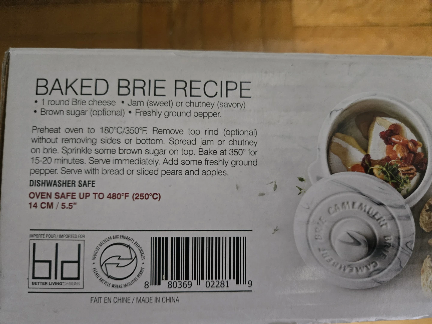 Remy Olivier Porcelain Brie Baker 14 CM - photo 2