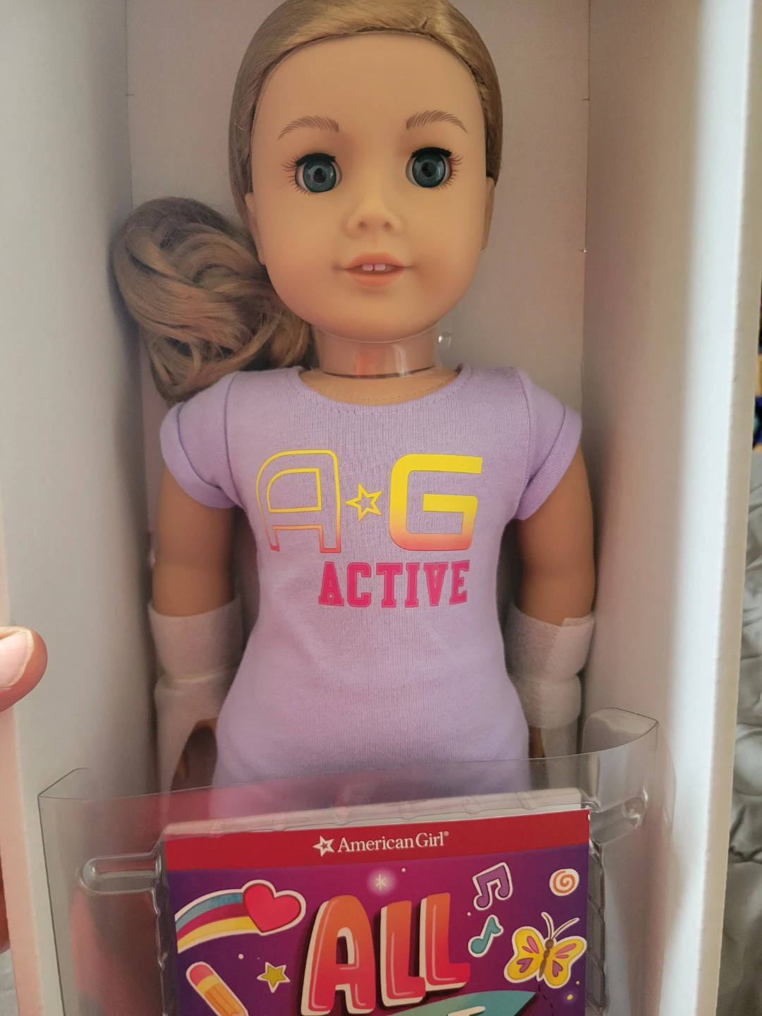 American Girl Doll "Truly Me" with "All About Us" Book