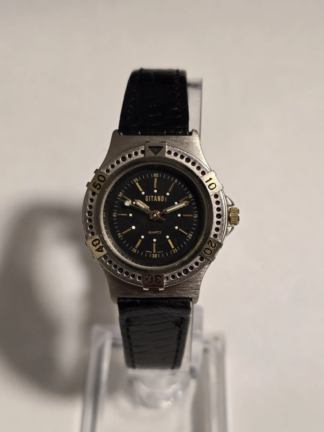 27mm Black Dial Gitano Quartz Watch