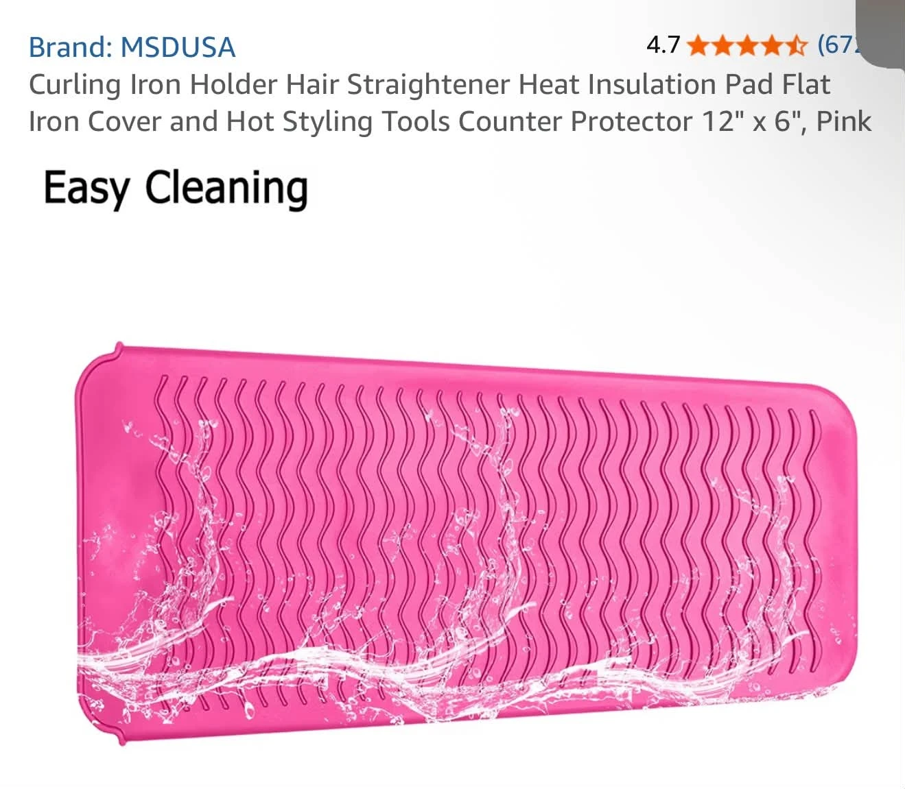 Heat Resistant Curling Iron Mat - photo 2