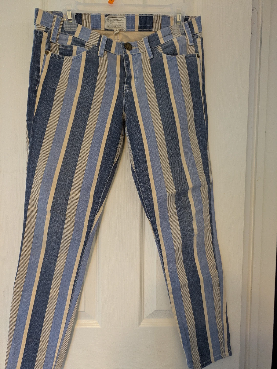 Current/Elliott Striped Jeans Size 27