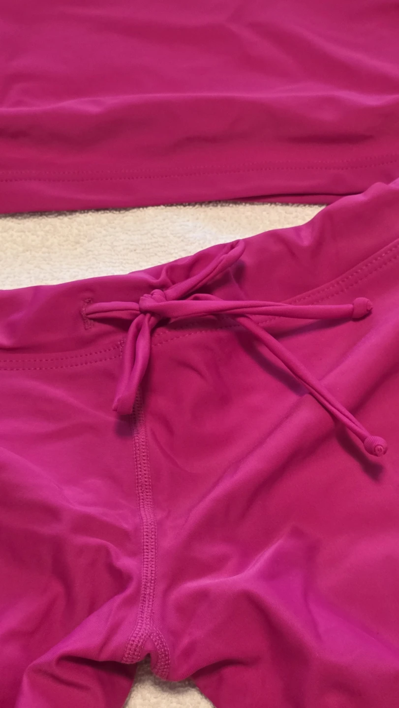C&C California Pink Heart Print Tankini Swim Set - photo 3