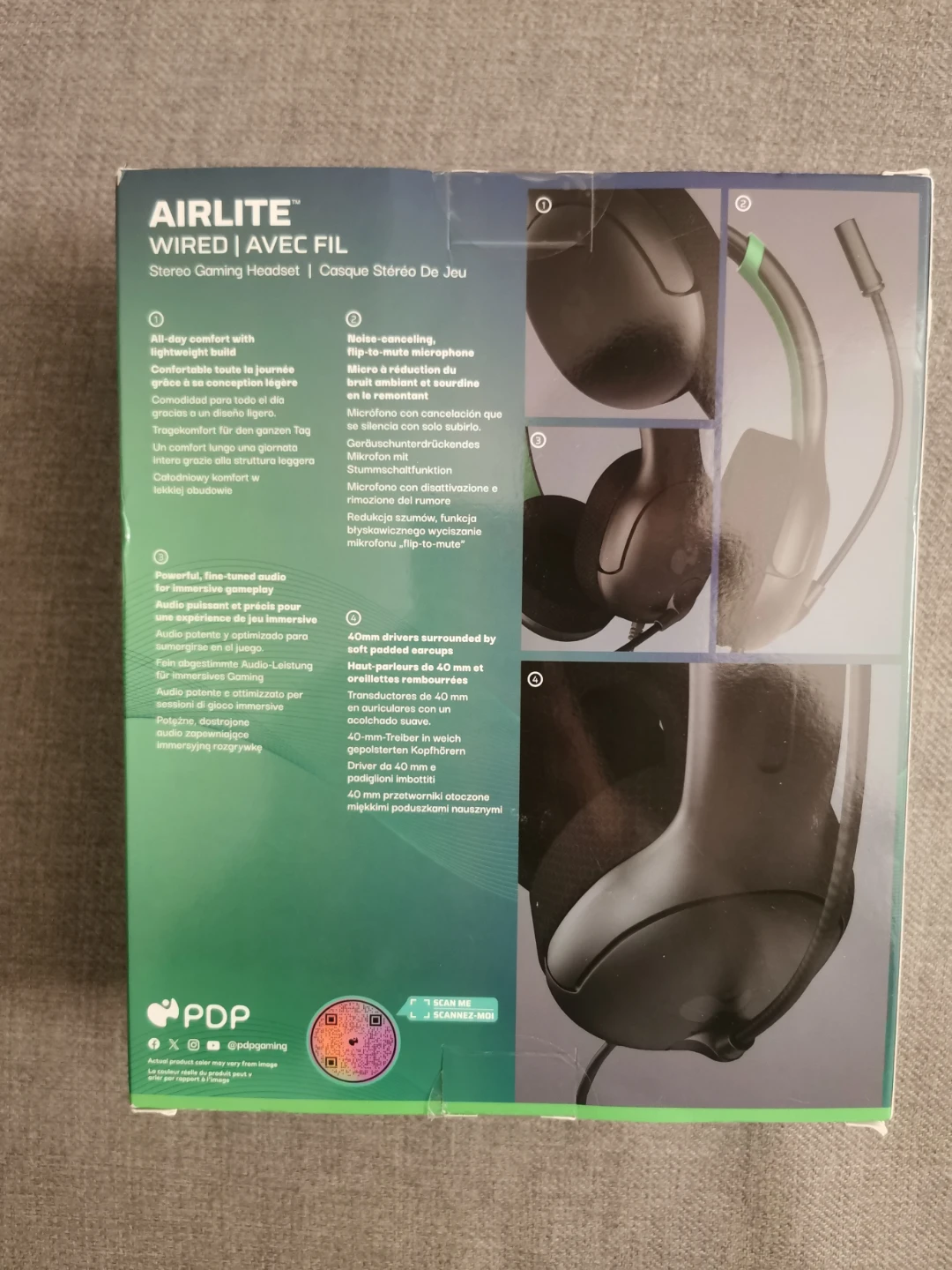 PDP AirLite Wired Stereo Gaming Headset with Microphone - photo 2