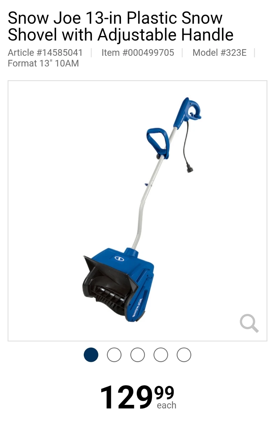 Snow Joe Electric Snow Shovel