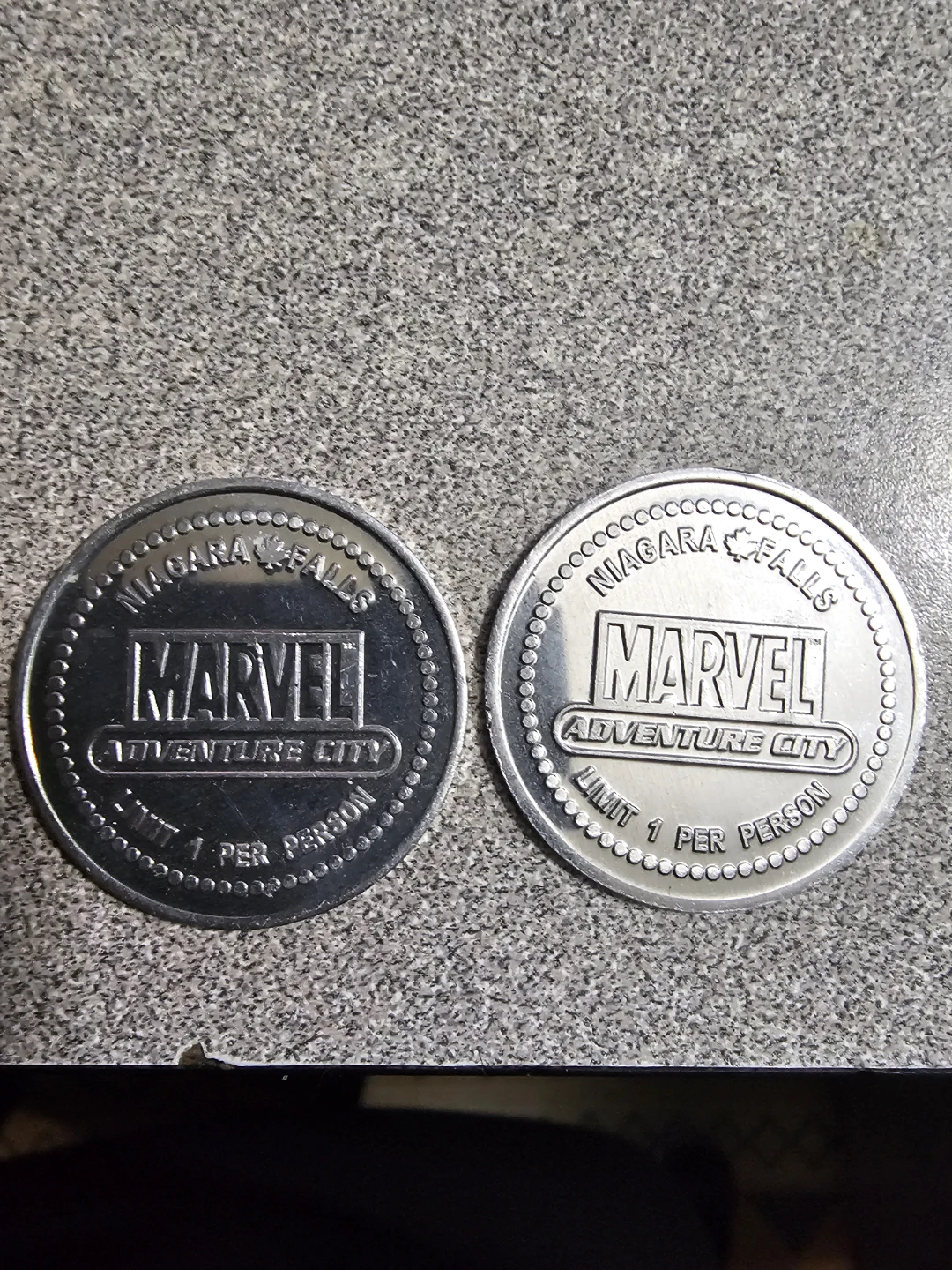 Marvel Adventure City Game Tokens (2)