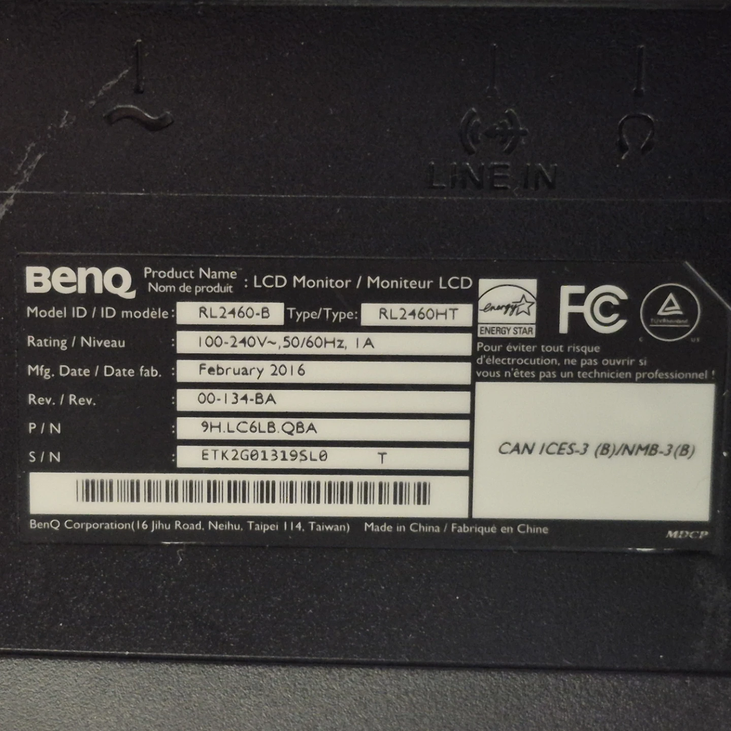 BENQ 24inch computer monitor( HDMI included) - photo 5