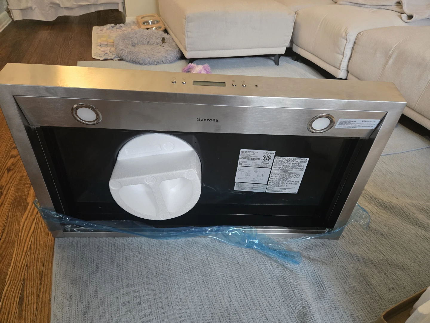 36inch Ancona Stainless Steel Range Hood - photo 3