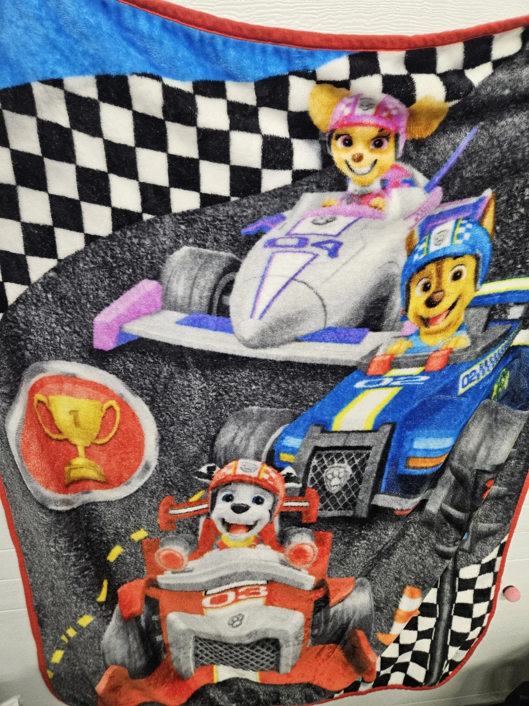 Paw Patrol "Ready for Race" Throw Blanket