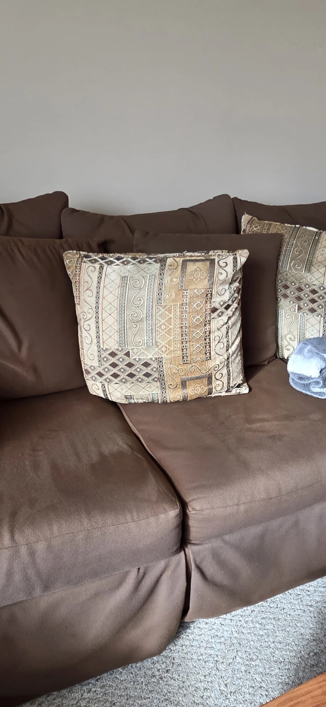 Comfy large brown sofa - photo 2