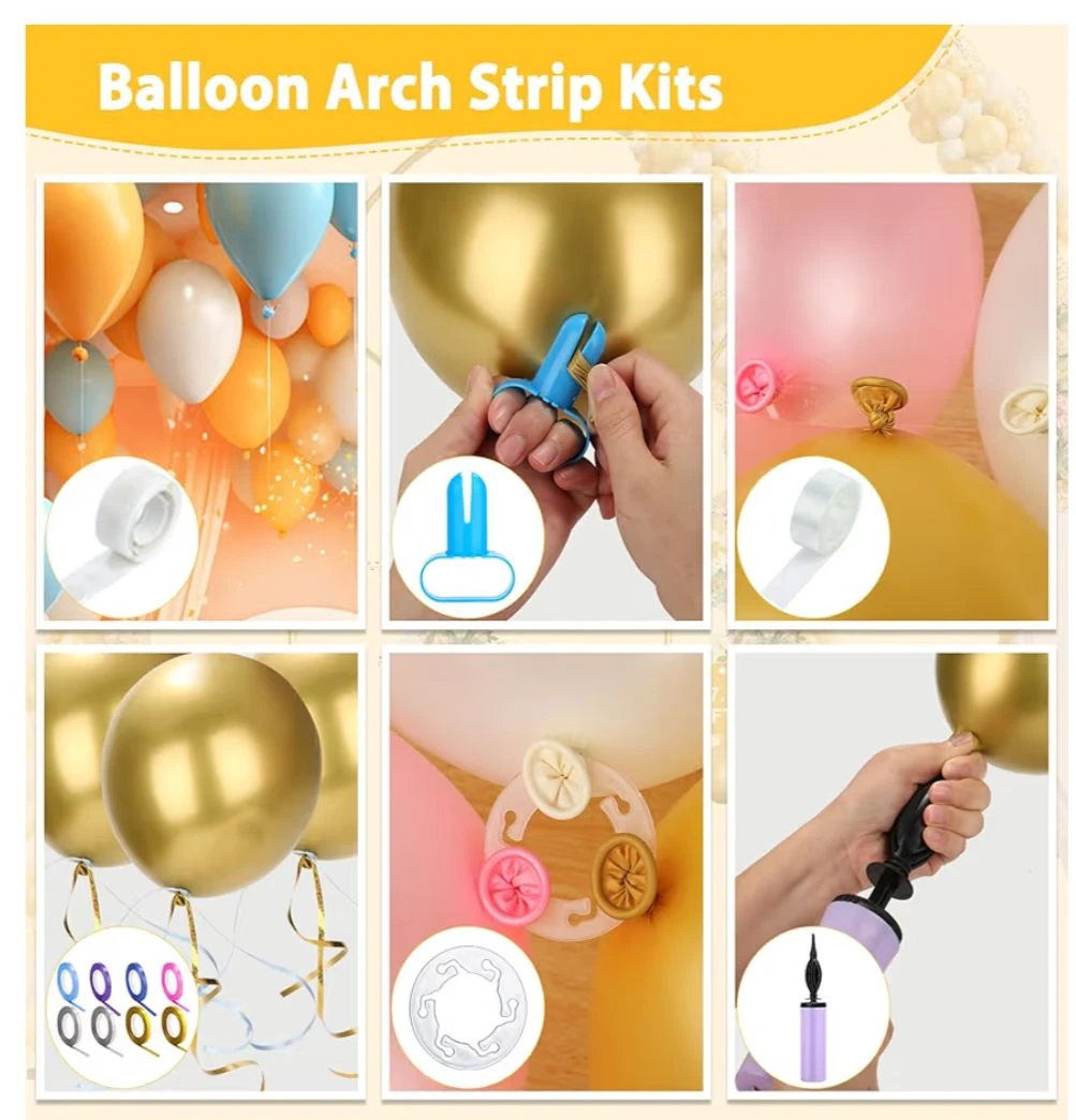 ✨ BRAND NEW Set of 3 Metal Arch Backdrop Stands + Covers - photo 5