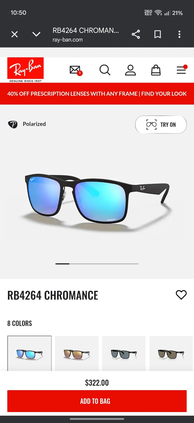 Ray-Ban RB4264 Chromance Sunglasses - photo 3