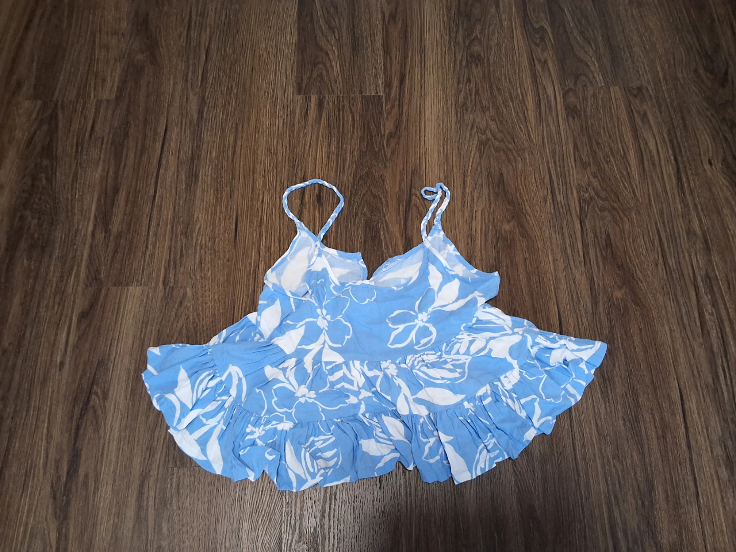 Blue Floral Camisole Top - photo 2