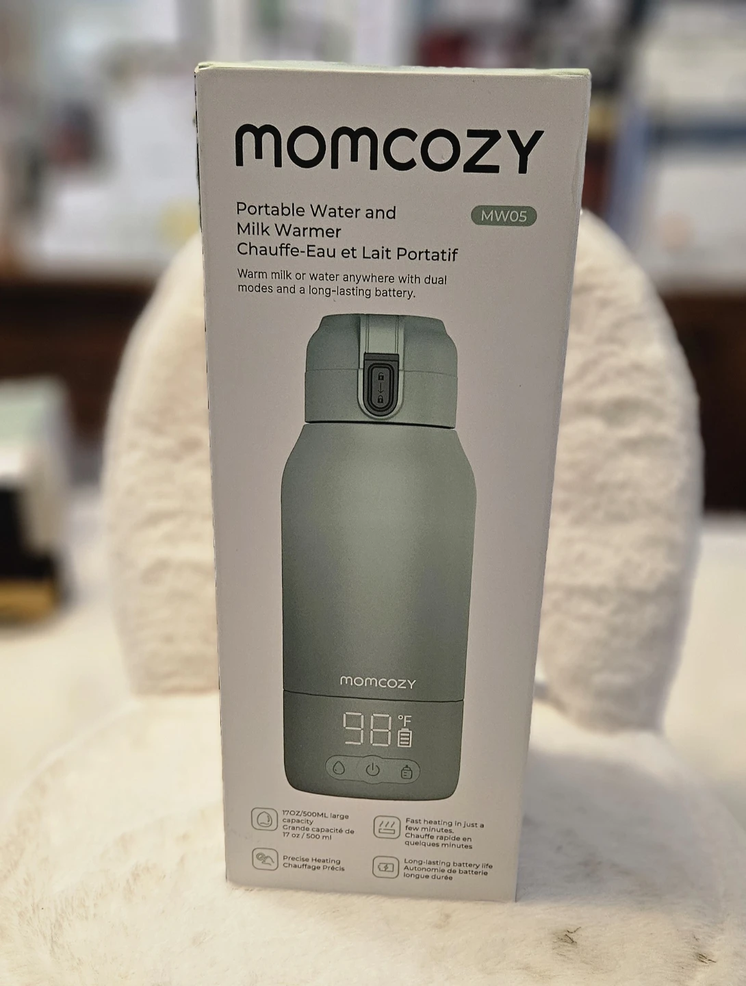 Momcozy Portable Water & Milk Warmer MW05 SEALED BOX