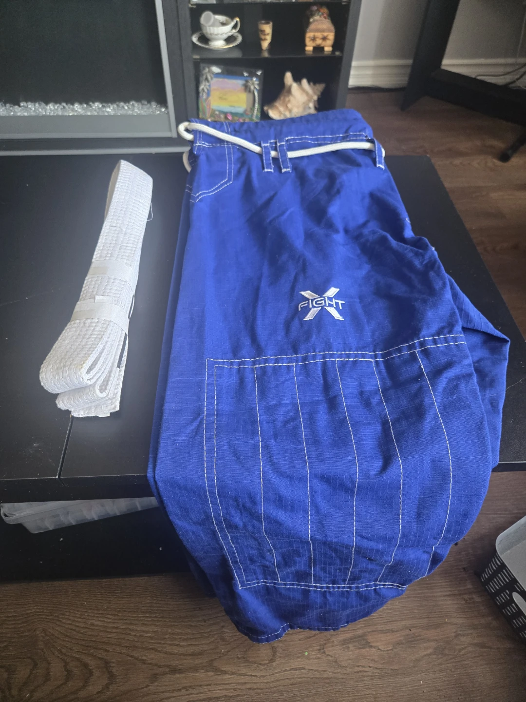 Blue Brazilian Jiu Jitsu Gi pants and belt only- Size A2 - photo 4