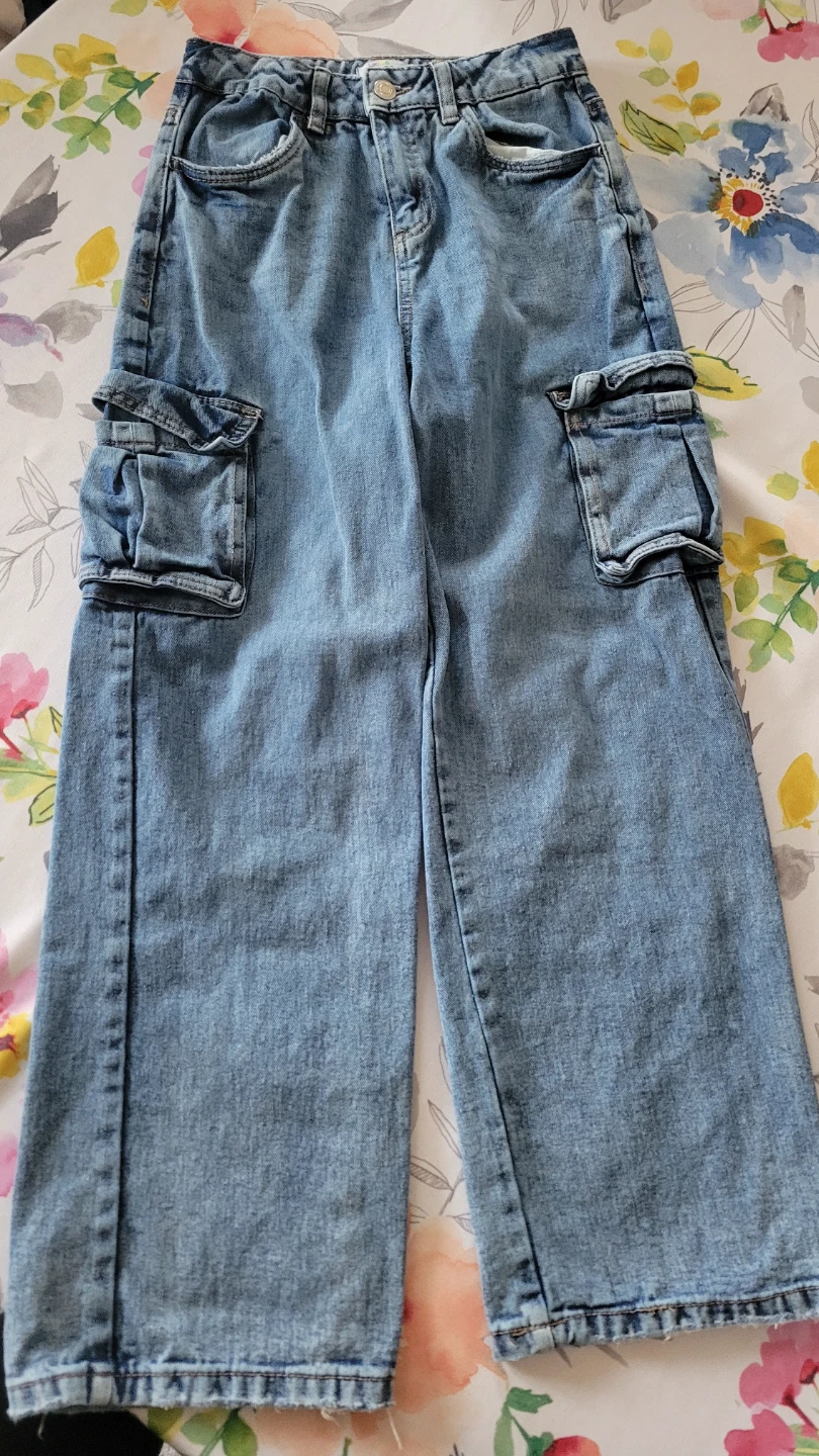 U Kids Cargo Jeans Size 12 (152cm)