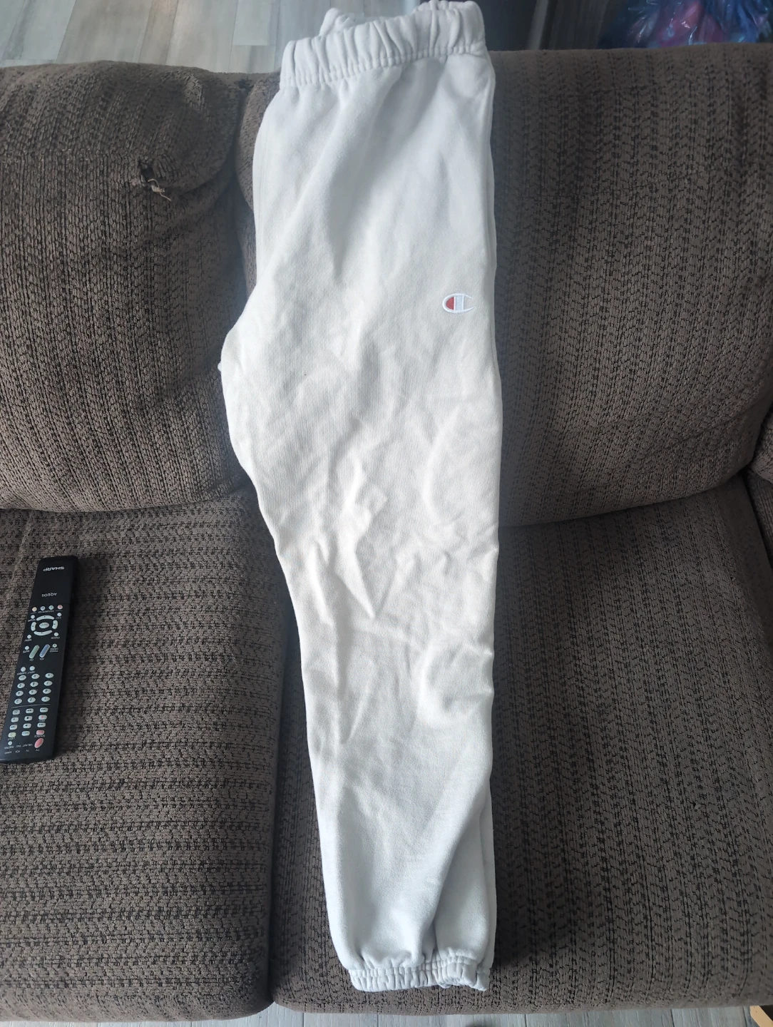 Champion Reverse Weave Cream Sweatpants - Large - photo 4
