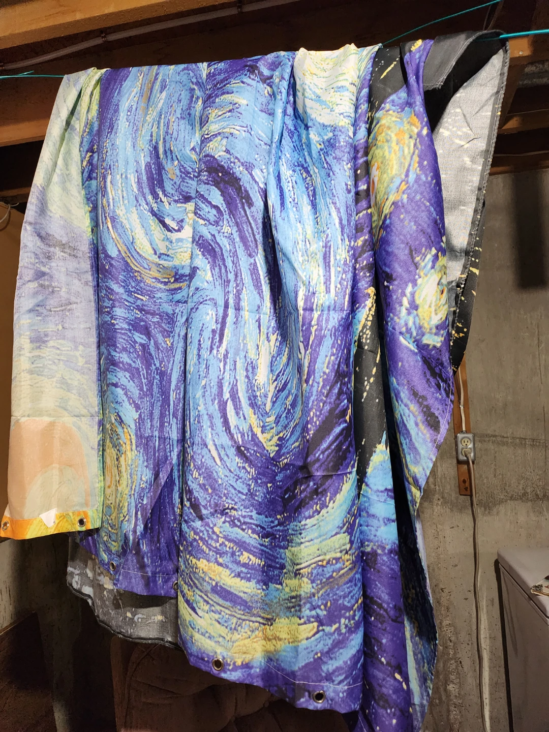 Shower curtain  vangogh design