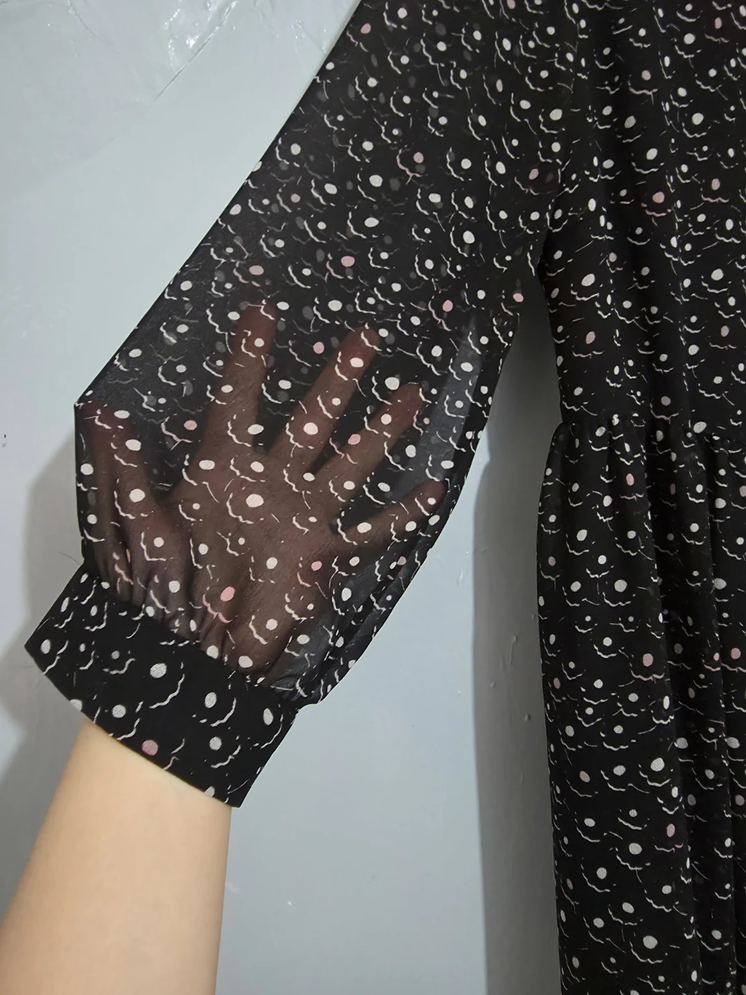 UNIQLO Women's Black Floral Print Dress - Size S - photo 3