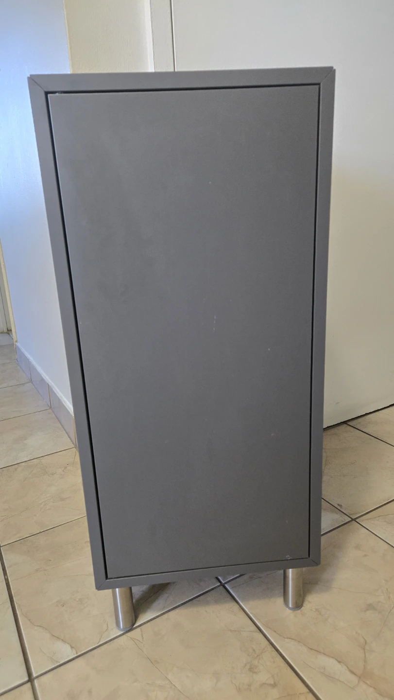 Ikea eket with door and metallic legs