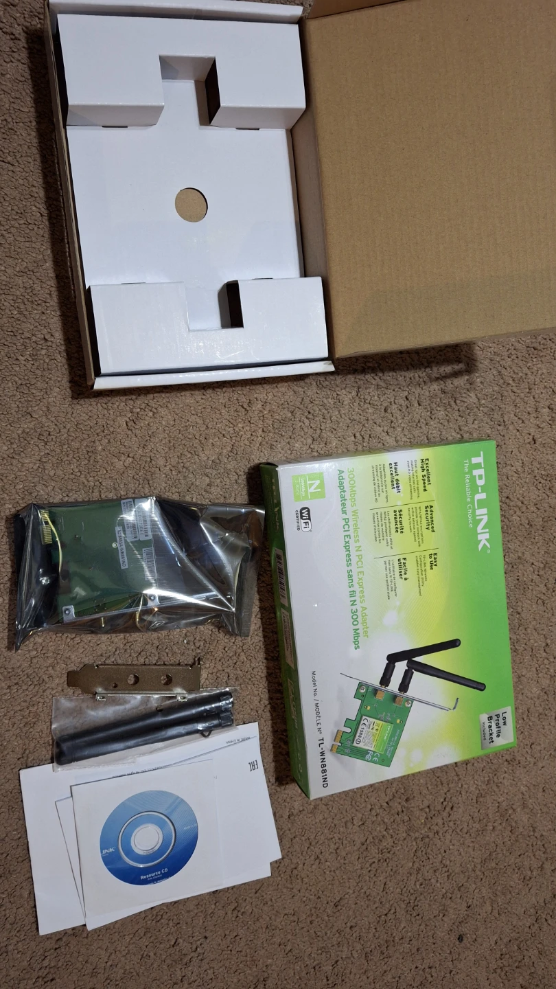 TP-Link Wireless PCI Express Adapter TL-WN881ND