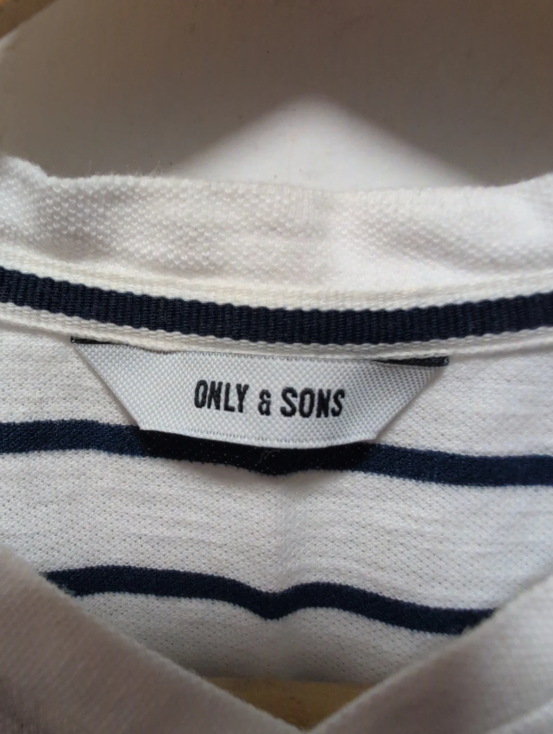 ONLY & SONS Striped Polo Shirt - Size S/P - photo 4