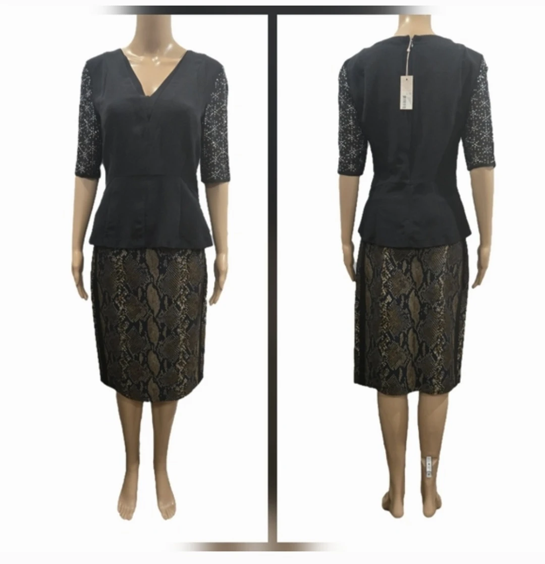 BNWTT Rebecca Taylor Geo Shimmer Top Size 4 - photo 5