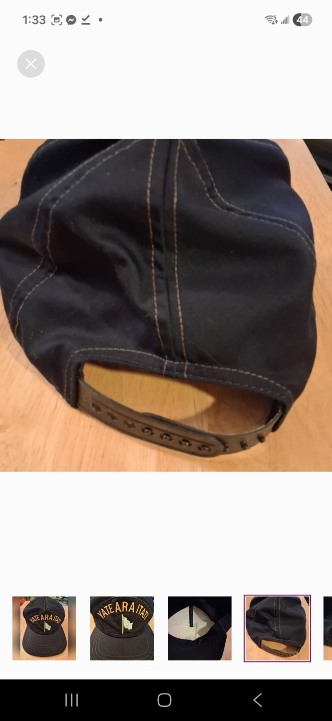 Vintage Navy Patch Hat Snapback - photo 3
