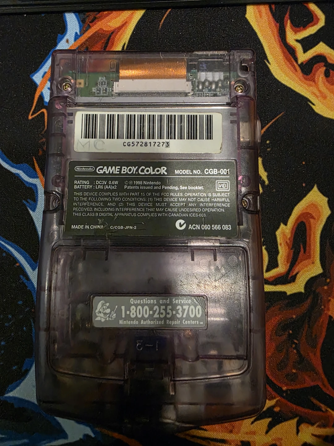 Nintendo Game Boy Color CGB-001 - Purple - photo 2