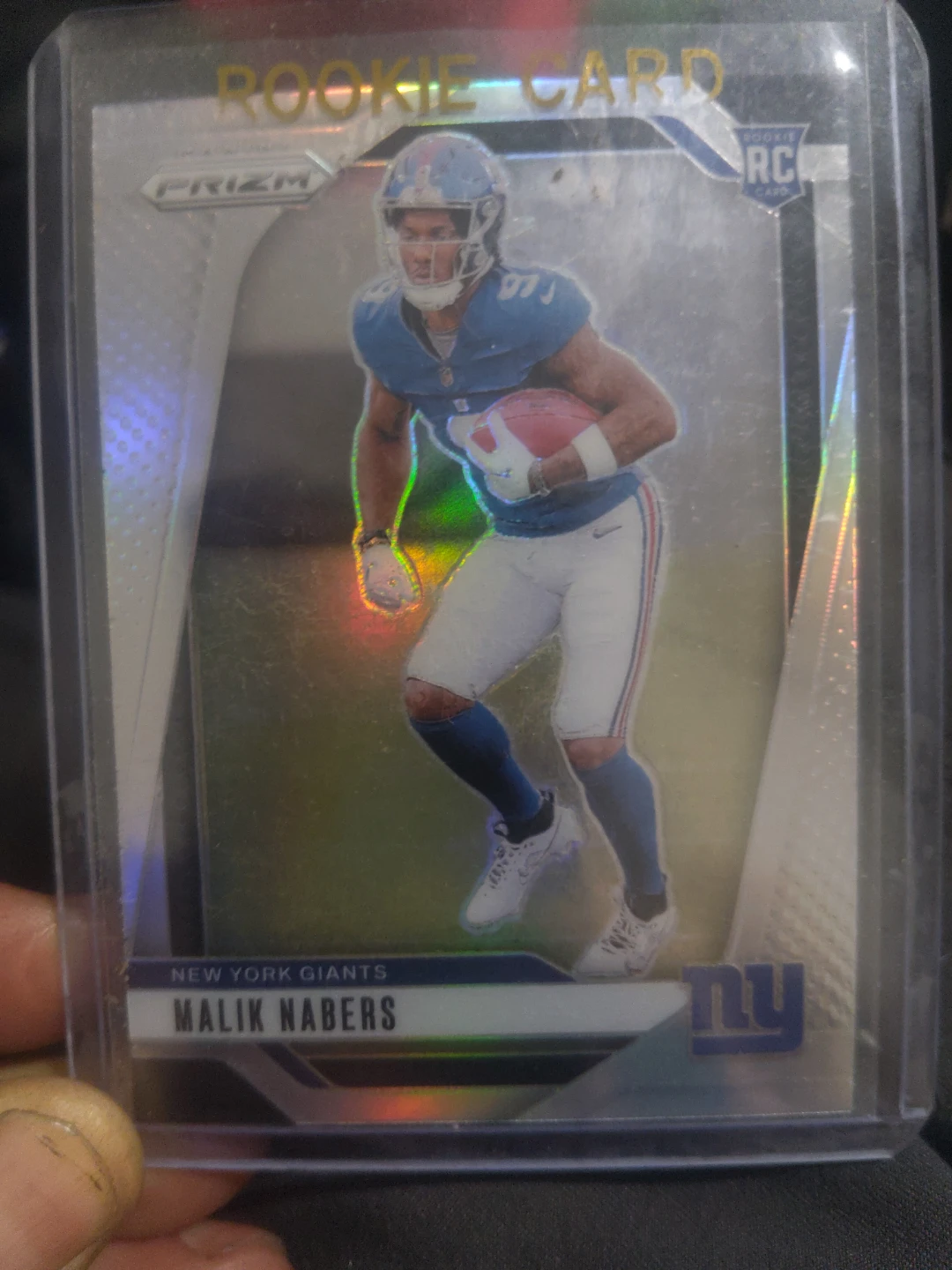 2024 Panini Prizm Football Malik Nabers Rookie Card #370