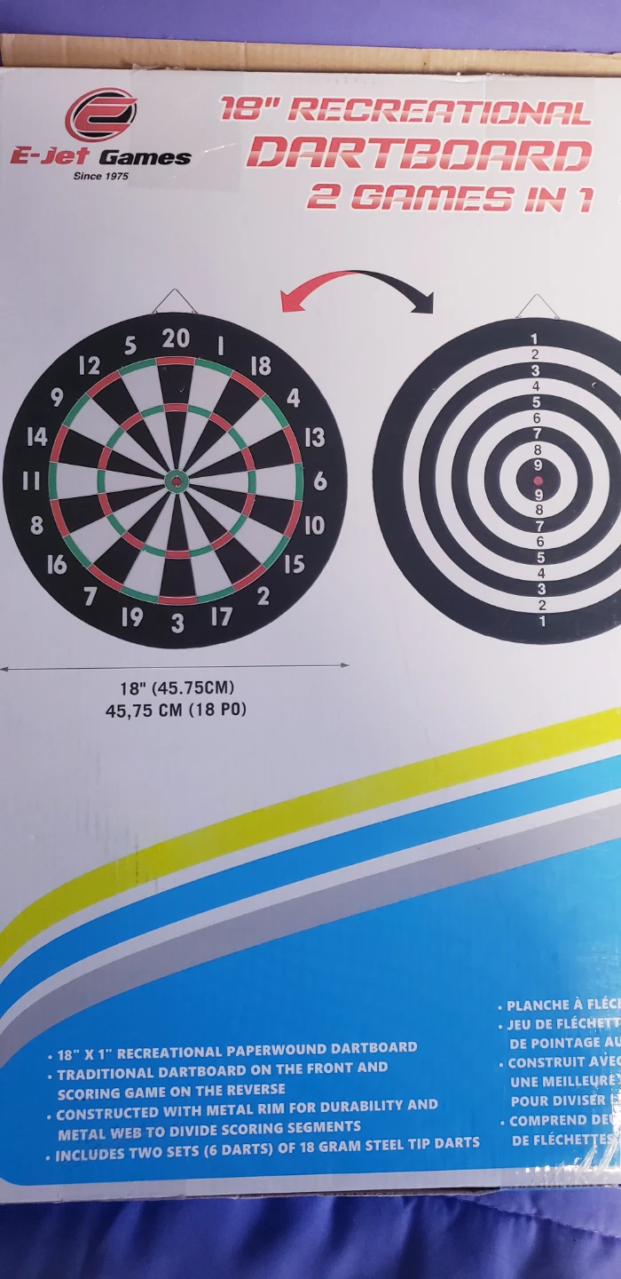 Dartboard 2 Games in 1