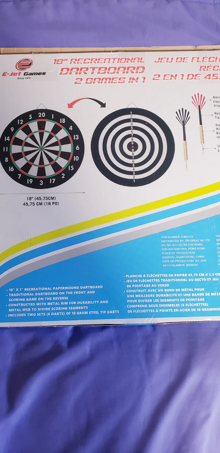 Dartboard 2 Games in 1 - photo 2
