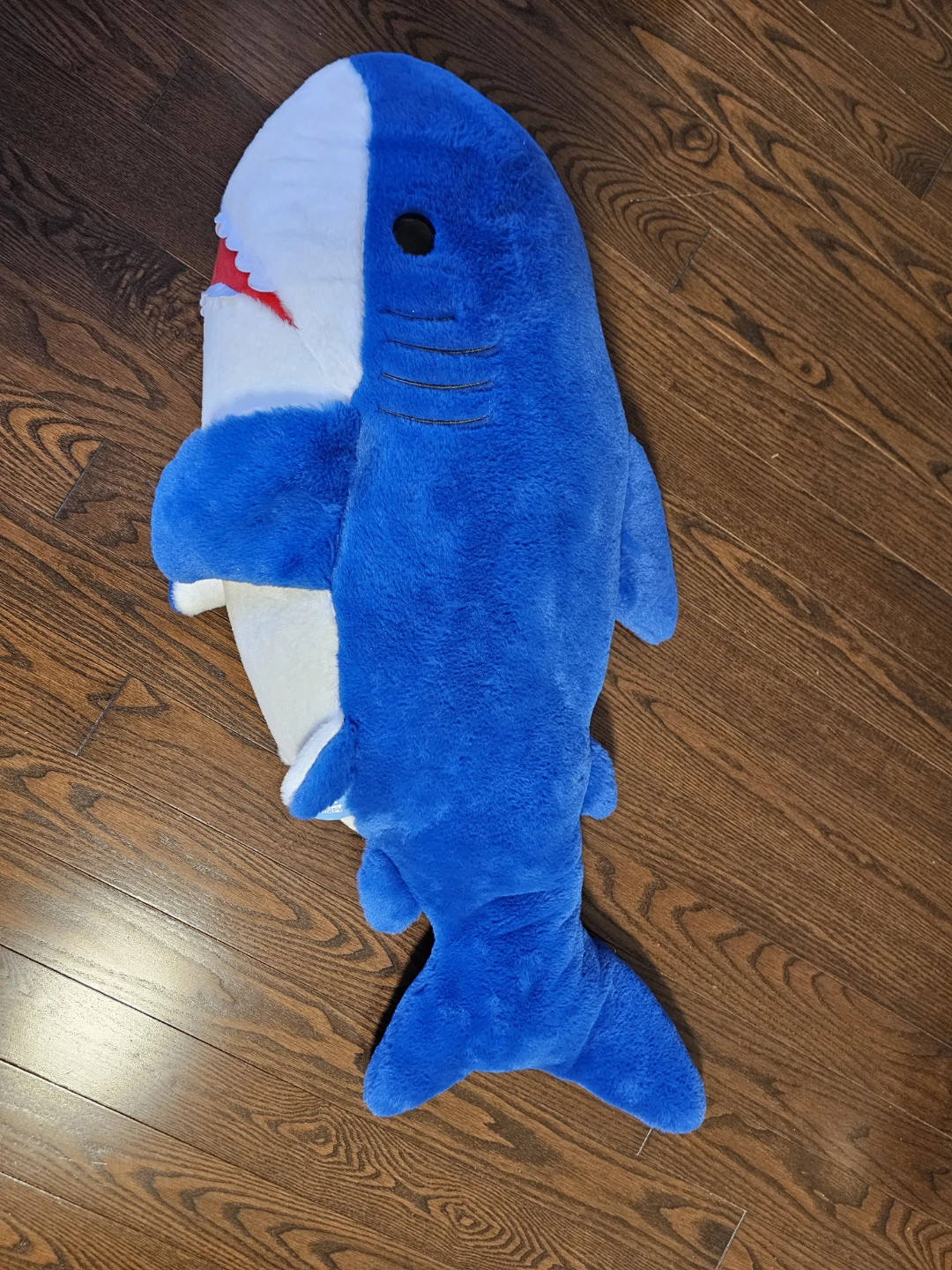 Blue Plush Shark Stuffed Animal - photo 4