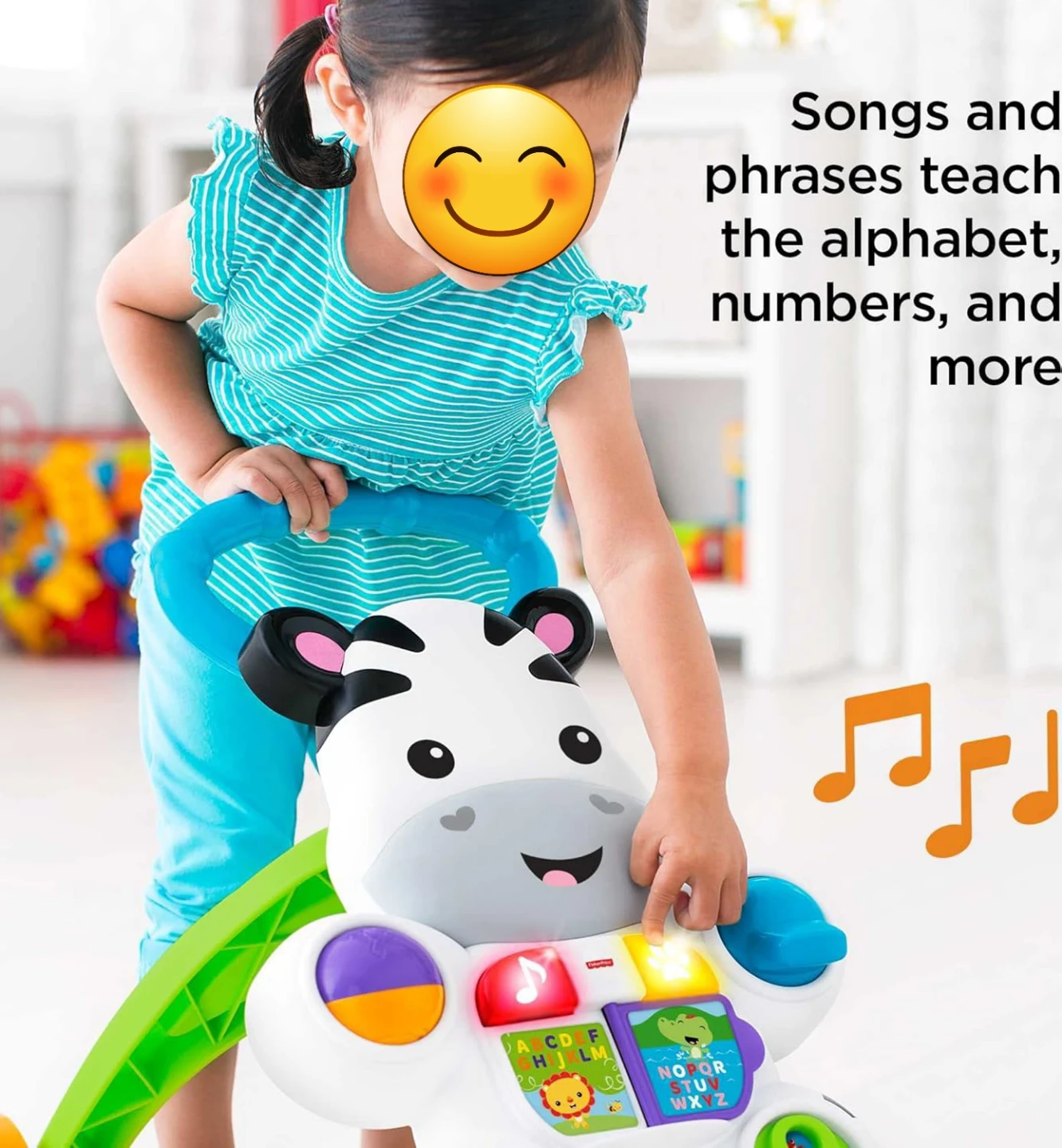 Fisher-Price Zebra Walker Activity Toy - photo 5