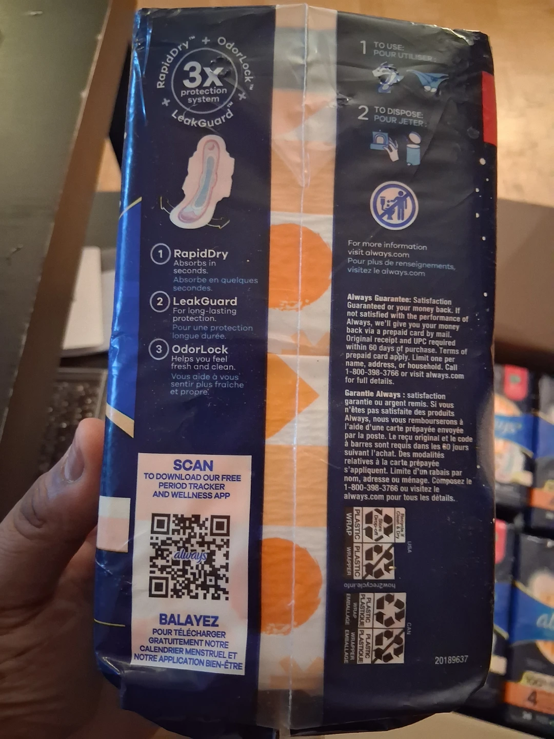 Always Ultra Thin Pads, Overnight, 156 Count - photo 2