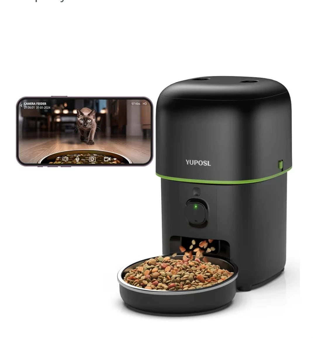 *NEW* YUPOSL Automatic Pet Feeder with Camera