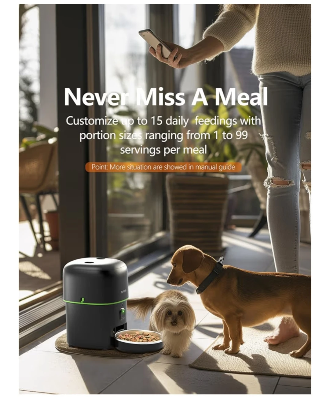 *NEW* YUPOSL Automatic Pet Feeder with Camera - photo 2