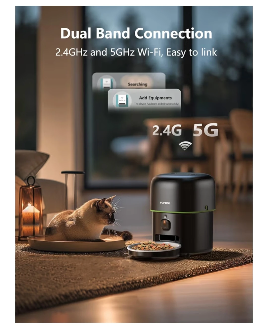 *NEW* YUPOSL Automatic Pet Feeder with Camera - photo 5