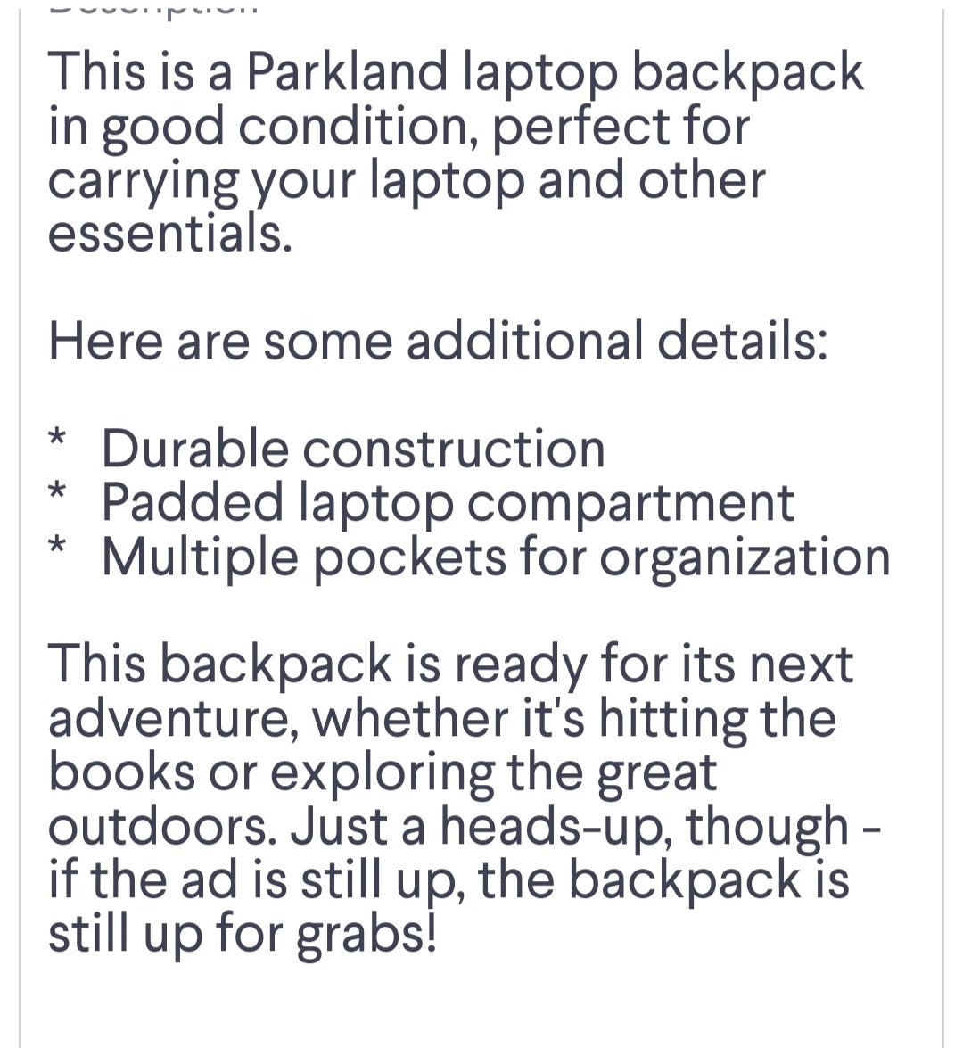 Parkland Laptop Backpack - photo 5