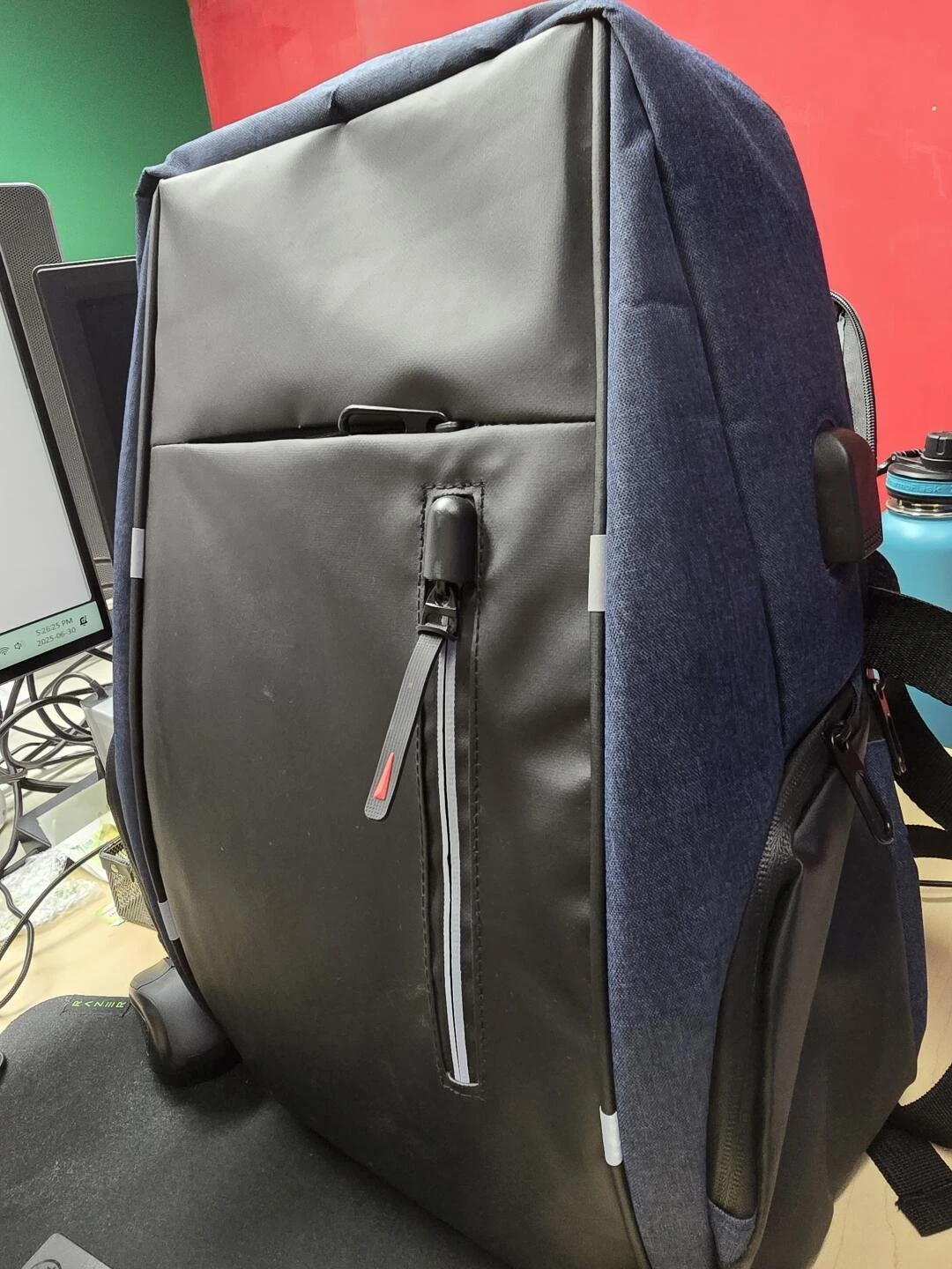 Blue USB Backpack - photo 2