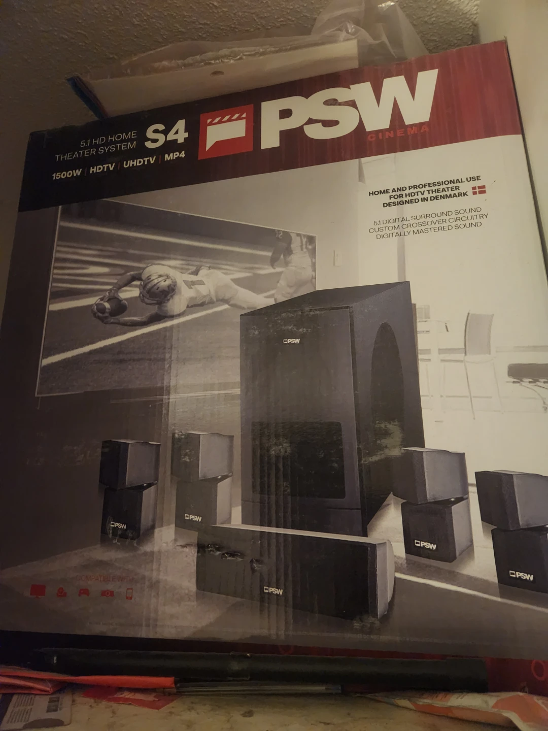 PSW S4 5.1 HD Home Theater System 1500W