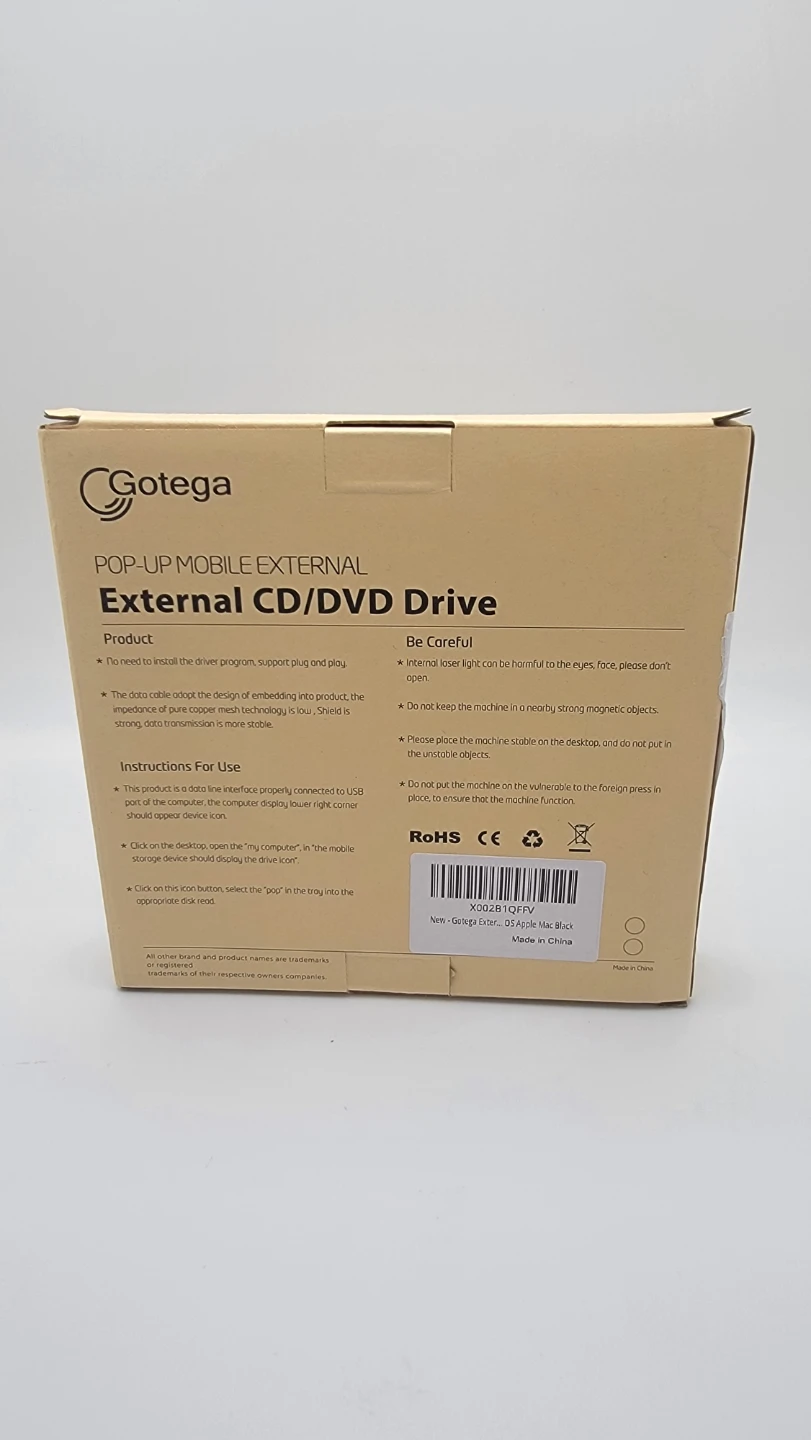 External DVD Drive USB 3.0 CD/DVD Burner Player for PC / Mac - photo 3