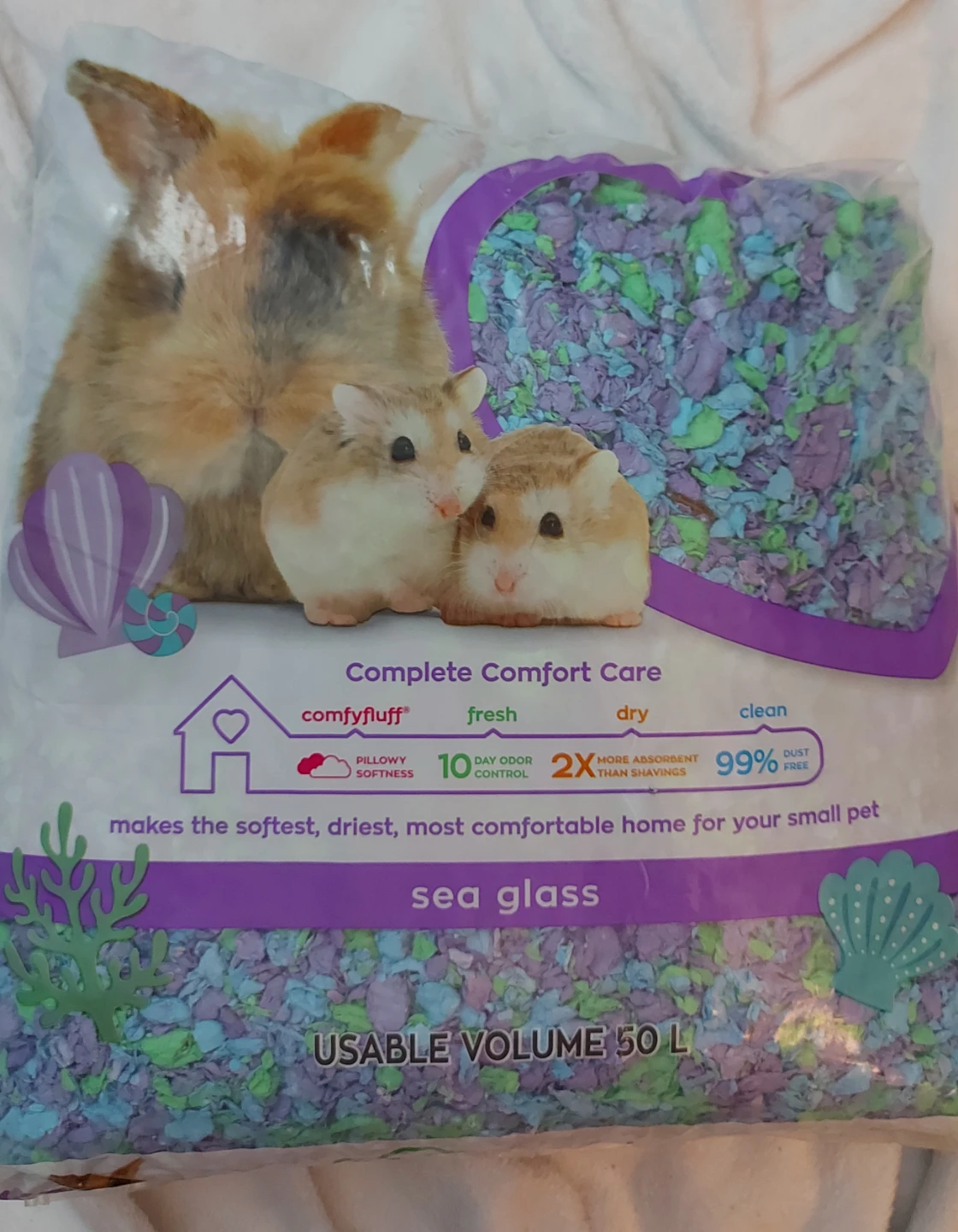 2 Open bags Paper Bedding - Unscented each 3/4 full