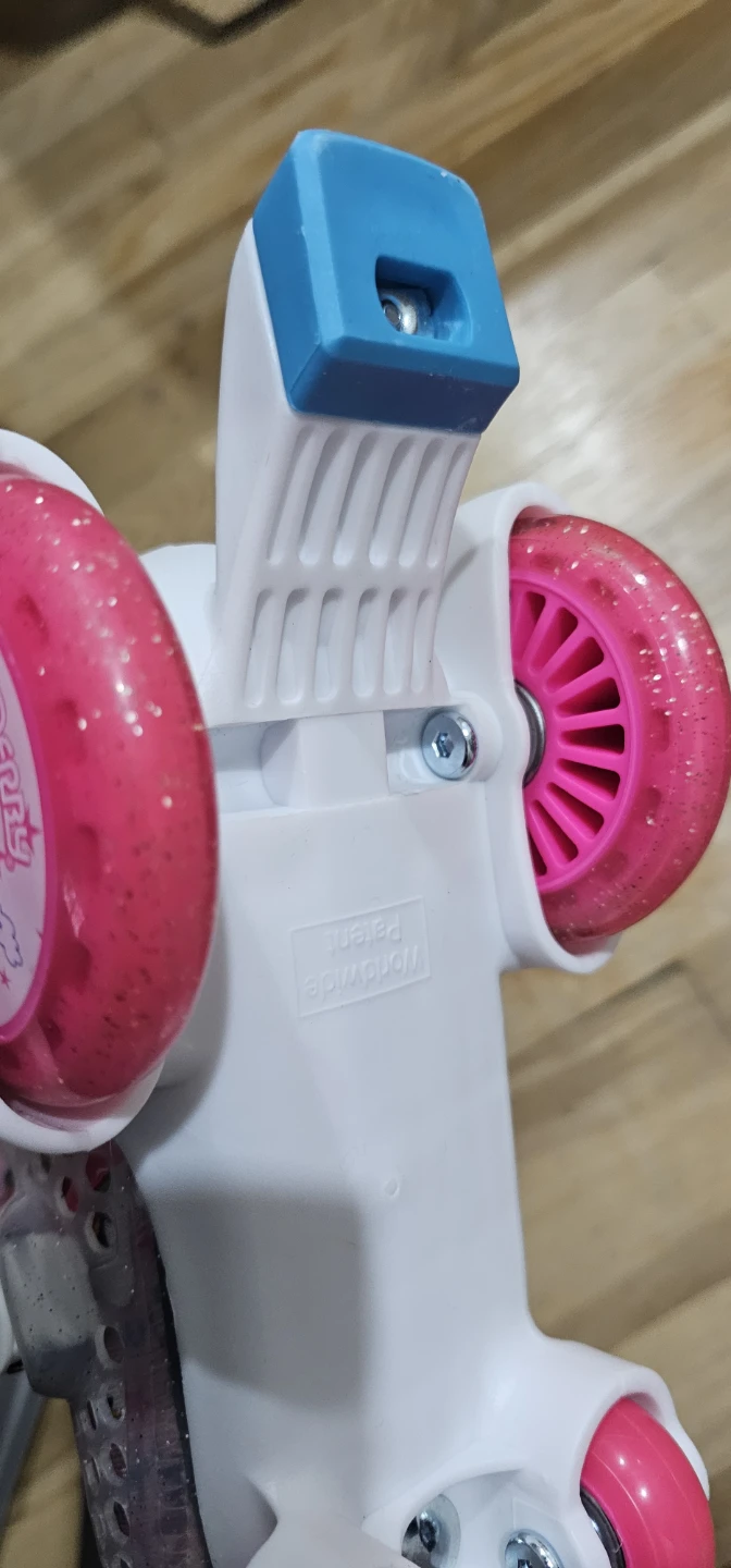 Kids Pink Unicorn Adjustable Roller Skates Size Small - photo 4