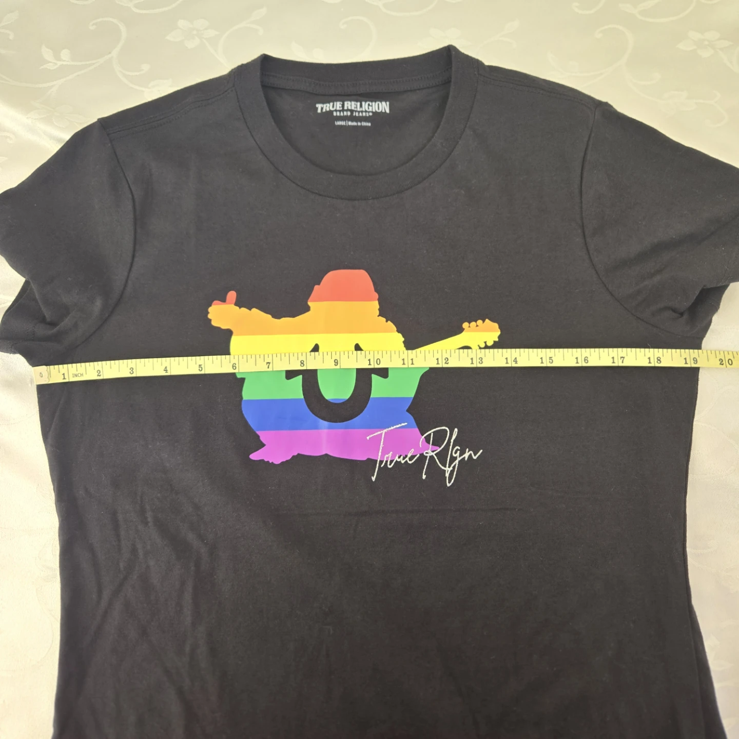 True Religion Black Rainbow Graphic T-Shirt - photo 4