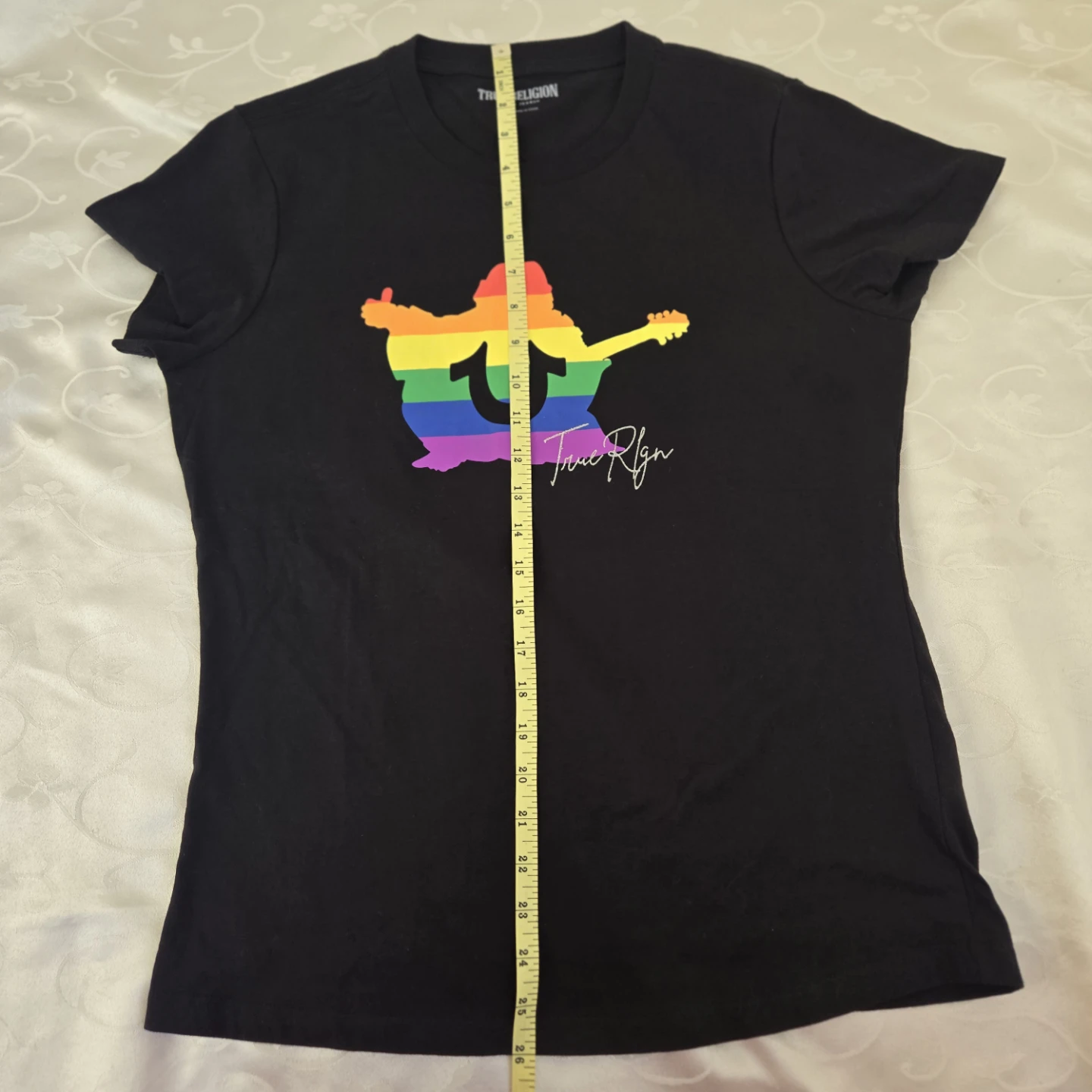 True Religion Black Rainbow Graphic T-Shirt - photo 5